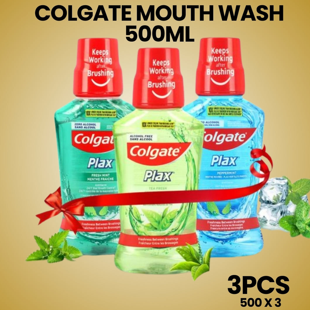 Colgate Mouthwash, 500 Ml (Pack Of 3)