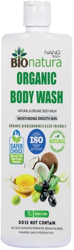 BioNatura Organic Body Wash, Hydrating & Moisturizing