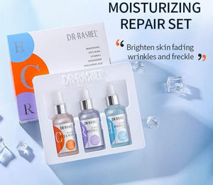 Vitamin C, Retinol & Hyaluronic Acid Complete Facial Serum Moisturizing Repair Set