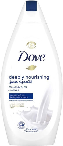 DOVE Deeply Nourishing Body Wash, for instant moisturising, Original, No Sulfates or Parabens, 750ml