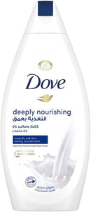 DOVE Deeply Nourishing Body Wash, for instant moisturising, Original, No Sulfates or Parabens, 750ml