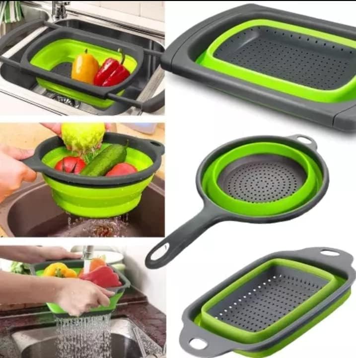 5Pcs Kitchen Set Collapsible Colanders Set