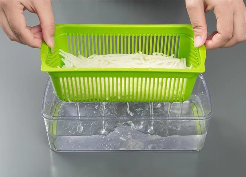 Vegetable Chopper : Multifunctional All-in-One Food Slicer Dicer Cutter