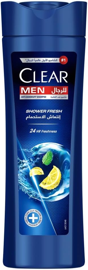 CLEAR Shampoo for Men, Anti Dandruff Shampoo, 24 hr Freshness, 400ml