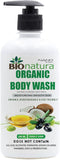 organic body wash, made from Botinical ingredients, based on Coconut & olive oils, non toxic, skin friendly