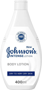 Johnson & Johnson Intense Body Lotion, Dry To Very Dry Skin, Intense Nourishment, 400ml