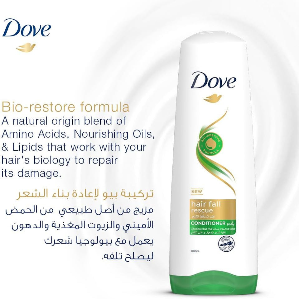 DOVE Conditioner for Weak and Fragile Hair, Hair Fall Rescue, 350ml