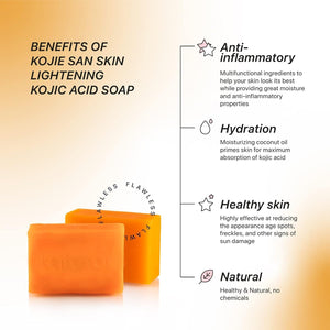 Kojie San Skin Lightening Soap 100g (Pack Of 3)