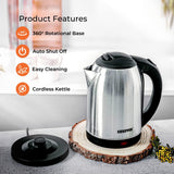 Electric Kettle,Stainless Steel 2 Liter