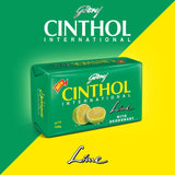 Cinthol Lime Bath Soap – 99.9% Germ Protection, 125g (Pack of 6)