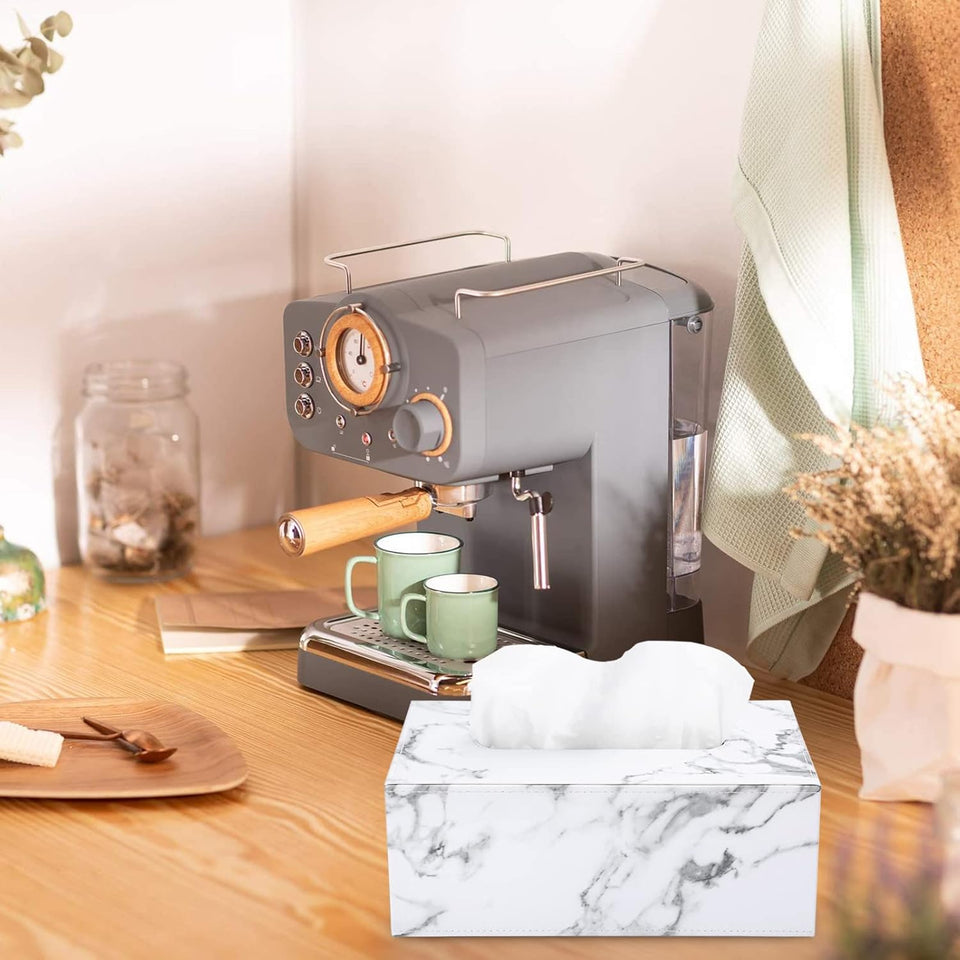 Stylish Tissue Box Holder with Magnetic Bottom