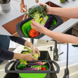 5Pcs Kitchen Set Collapsible Colanders Set