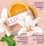 LUX Bar Soap, for flaw-less skin, Lily, with Vitamin C, E, and Glycerine, 120g x 6