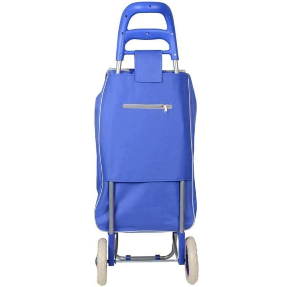 Foldable Shopping Trolley Bag With Wheels For Grocery, Fruits & Vegetables