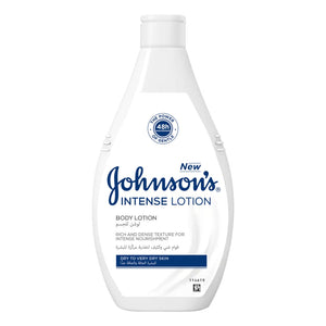 Johnson & Johnson Intense Body Lotion, Dry To Very Dry Skin, Intense Nourishment, 400ml