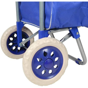 Foldable Shopping Trolley Bag With Wheels For Grocery, Fruits & Vegetables