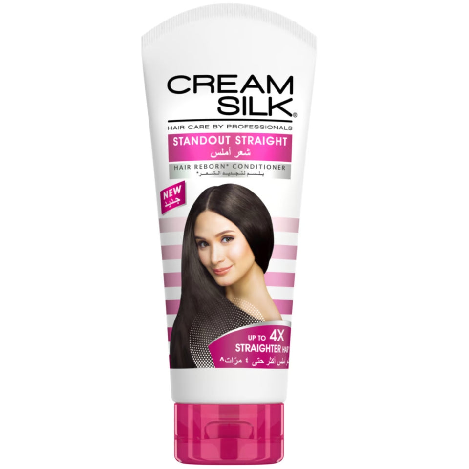 Cream Silk Hair Reborn Conditioner for up to 4x straighter hair, 180ml