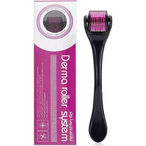 Derma Roller with 540 Titanium Needles : Skin Rejuvenation, Hair Growth, and Cellulite Reduction