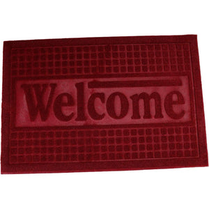 Door Mat With Rubber Base , Assorted Colors, 60 X 40 Centimeters