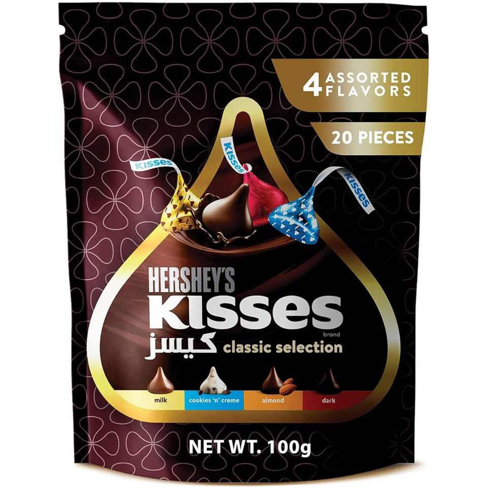 Hershey's Kisses Classic Selection, 4 Flavours, 100 g