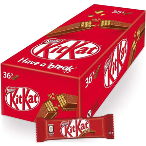 Nestle Kitkat 2 Finger Milk Chocolate Wafer 17.7 g, Pack of 36