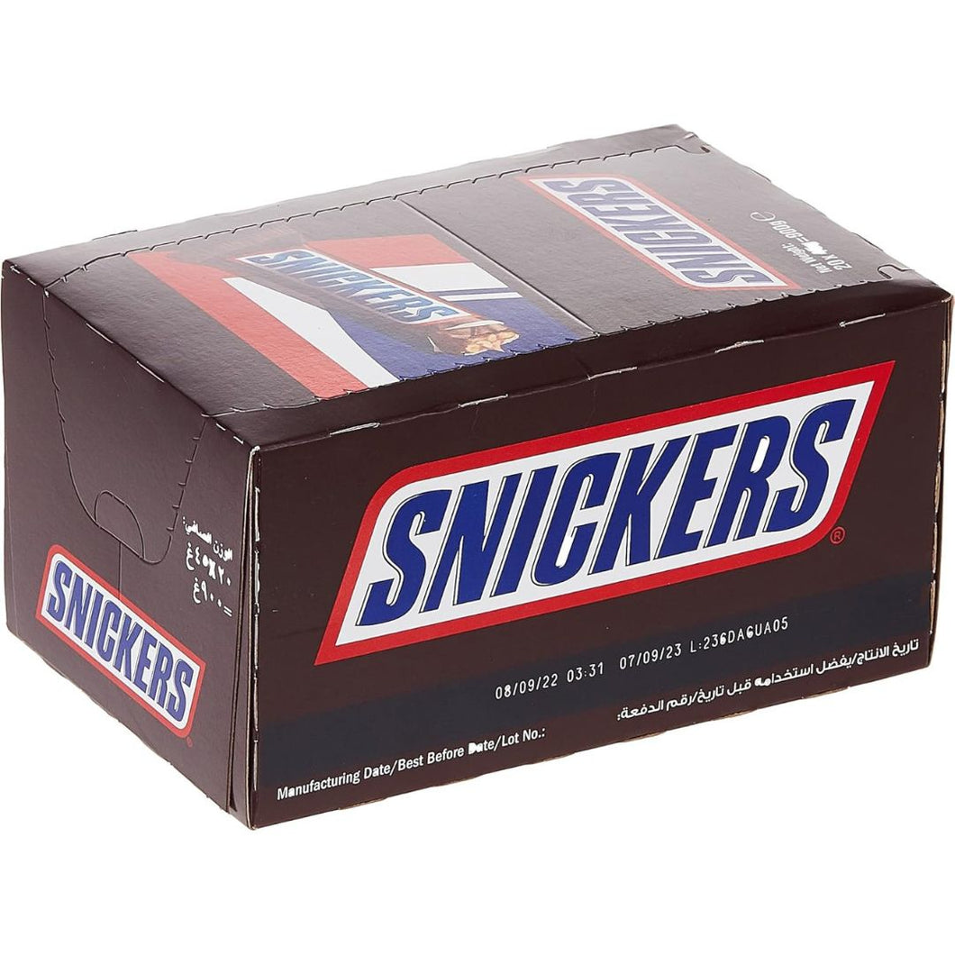 Snickers Original Chocolate Bar 45G x 20 Bars