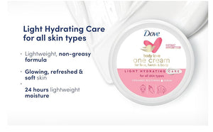 Dove Body Cream with a lightweight, nourishing formula, Beauty cream, for soft smooth skin, 250ml